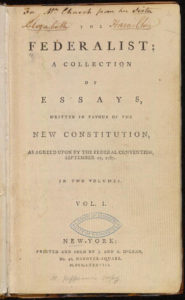 The Federalist vol. 1
