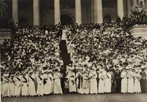woman suffrage demonstration