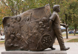 Chavez sculpture
