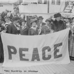 Peace Delegates on NOORDAM -- Mrs. P. Lawrence, Jane Addams, Anna Molloy